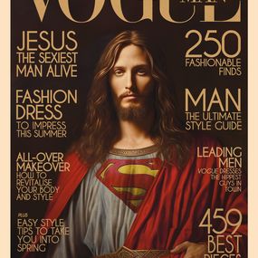 Drucke, Vogue AD 30, Kobalt