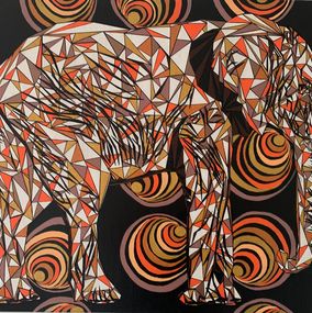 Painting, Elephant, SB
