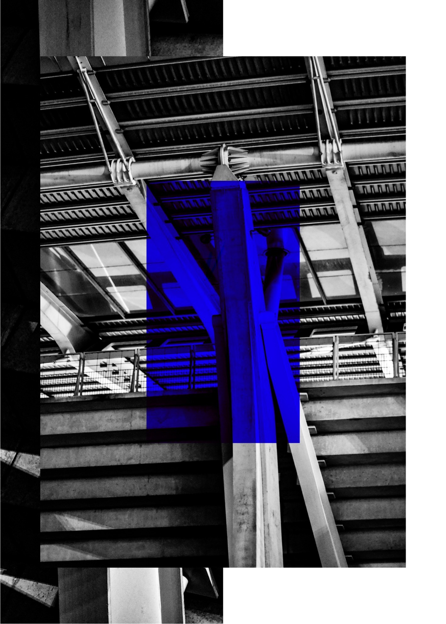 Claire Giraudeau, Urbain brutalisme, Bleu Majorelle - Photographie digigraphie (3) (5) Claire Giraudeau, Urbain brutalisme, Bleu Majorelle - Photographie digigraphie (3) (5)