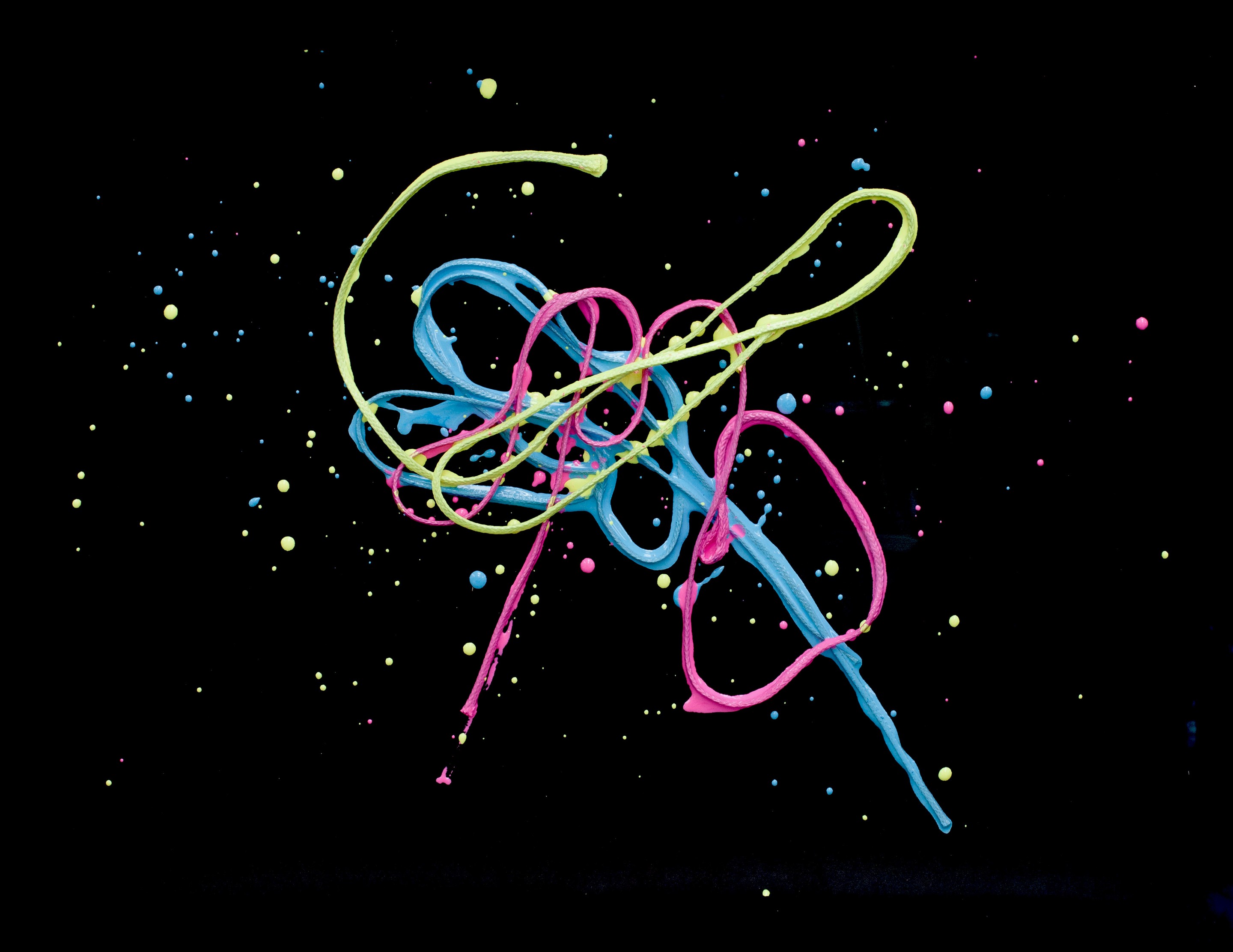 Clemens Wolf, Neon I, Line Drawing. Abstract Works on Paper Clemens Wolf, Neon I, Line Drawing. Abstract Works on Paper