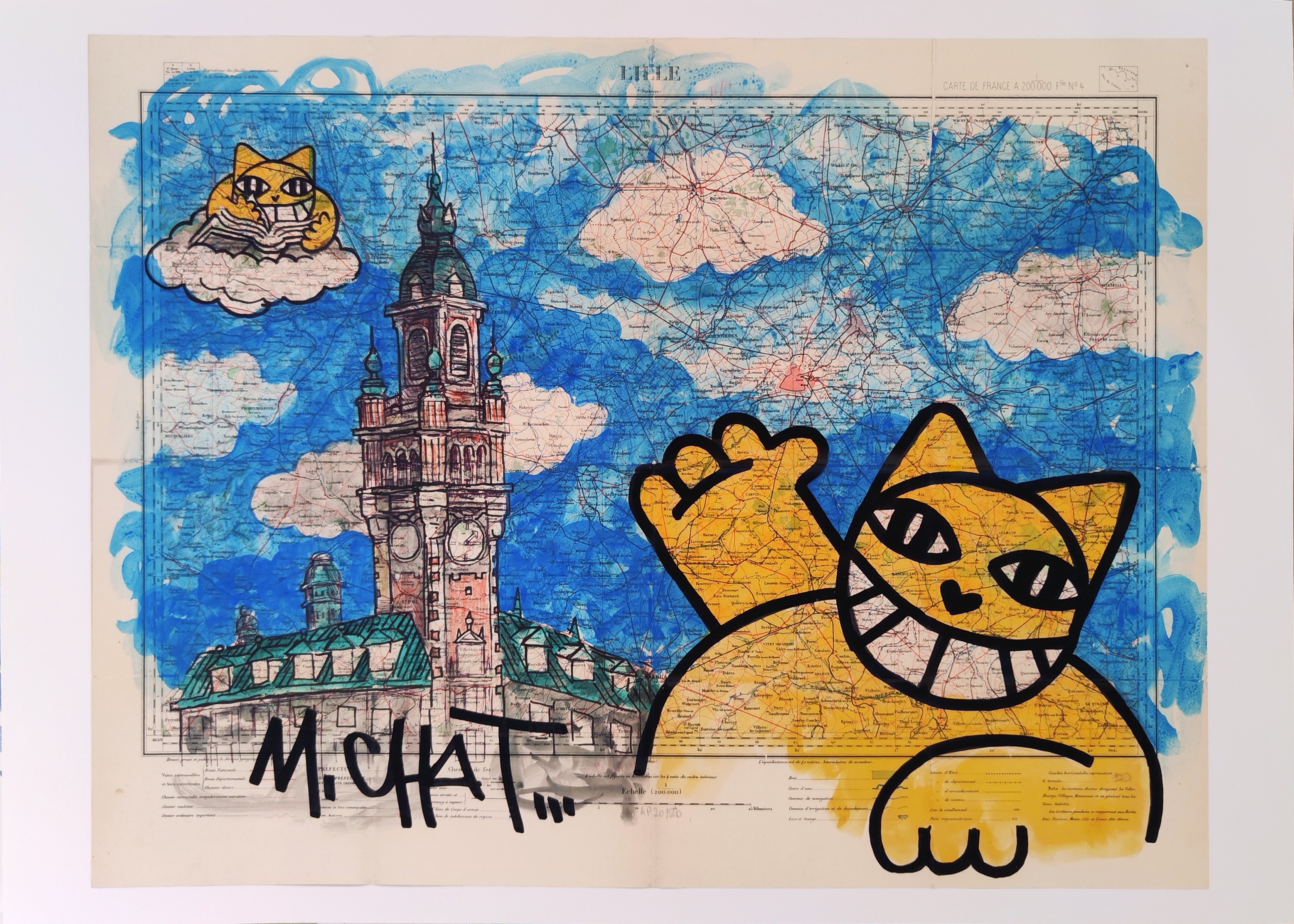M.Chat, Lille - Le Chat et le beffroi M.Chat, Lille - Le Chat et le beffroi