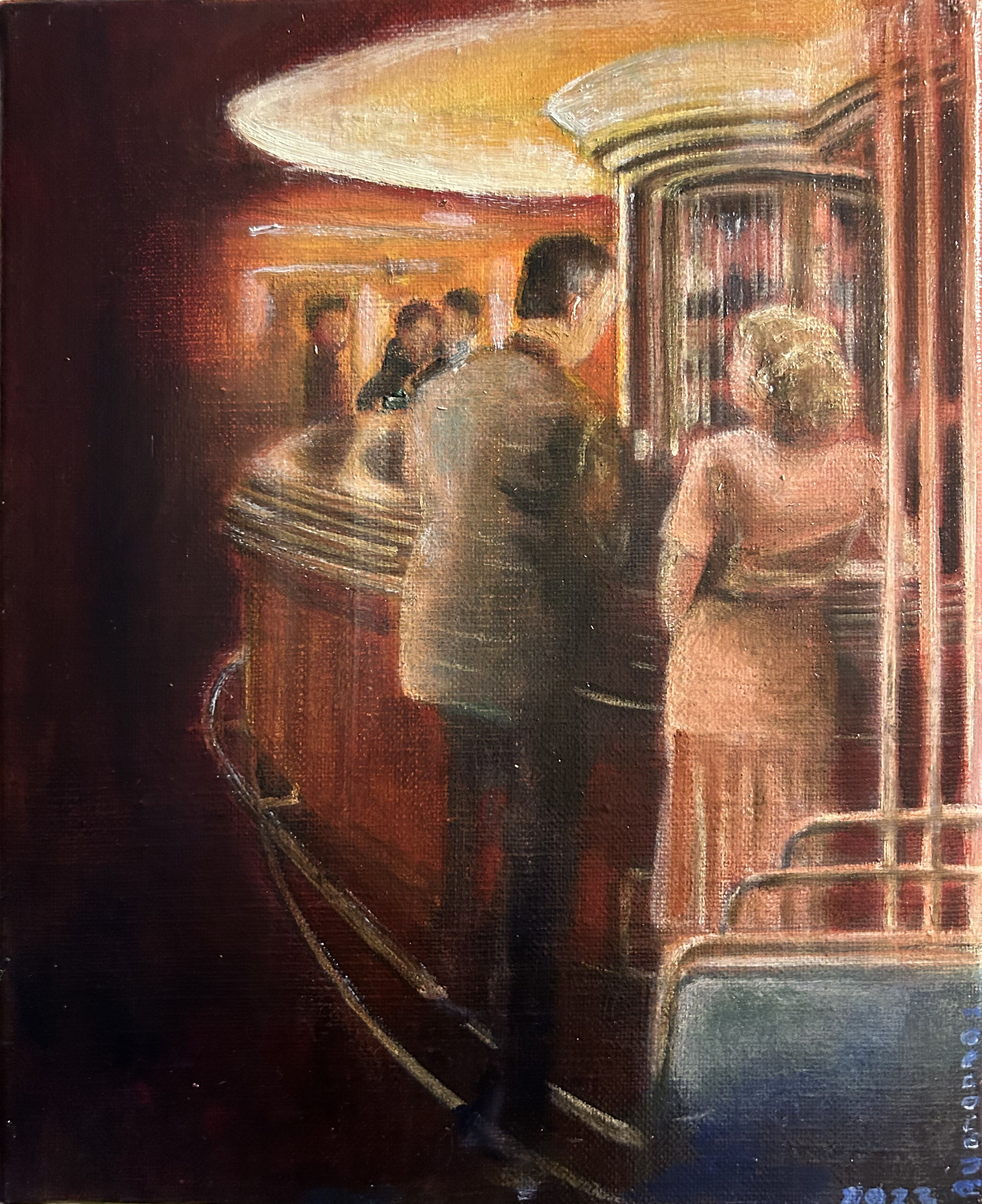 Lisbeth Buonanno, Whispers in the night: A tale of two in a wagon bar Lisbeth Buonanno, Whispers in the night: A tale of two in a wagon bar