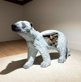 Sculpture, L'Ours Harley, Florent Poujade