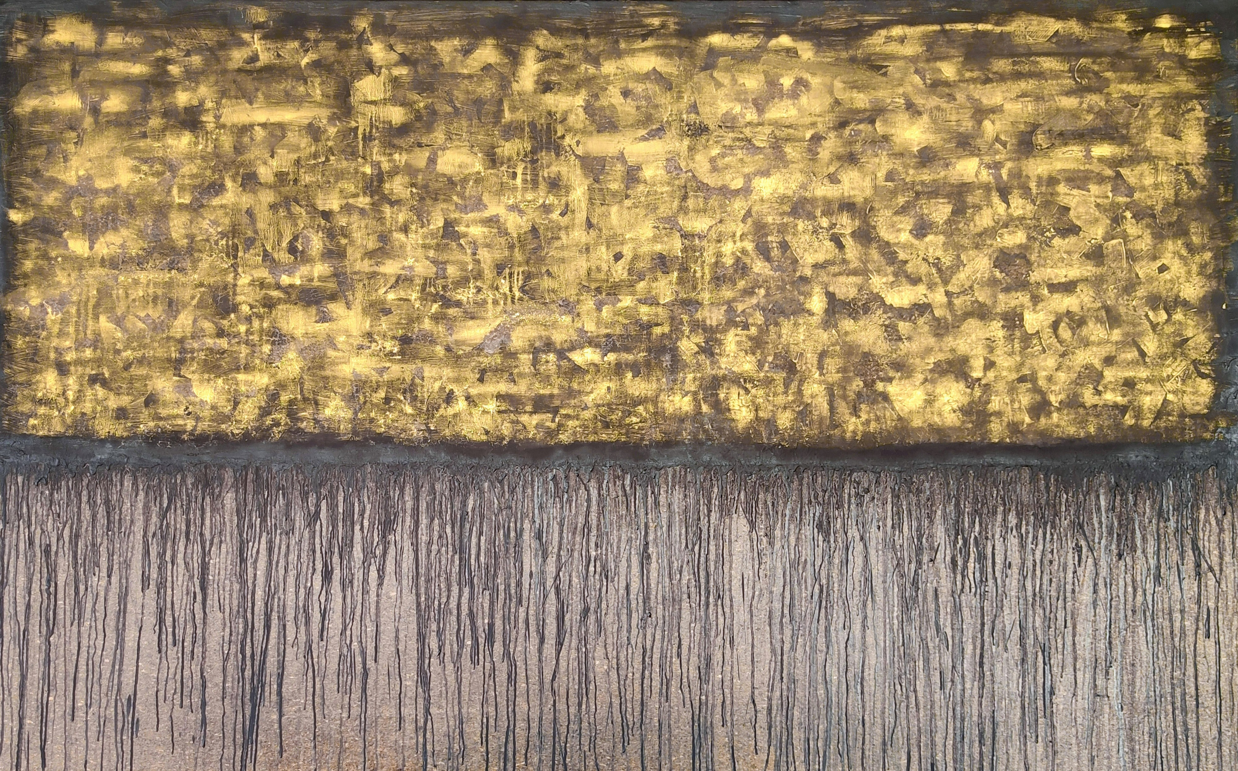 Carla Sá Fernandes, Black Gold no. 10 (on cork) Carla Sá Fernandes, Black Gold no. 10 (on cork)
