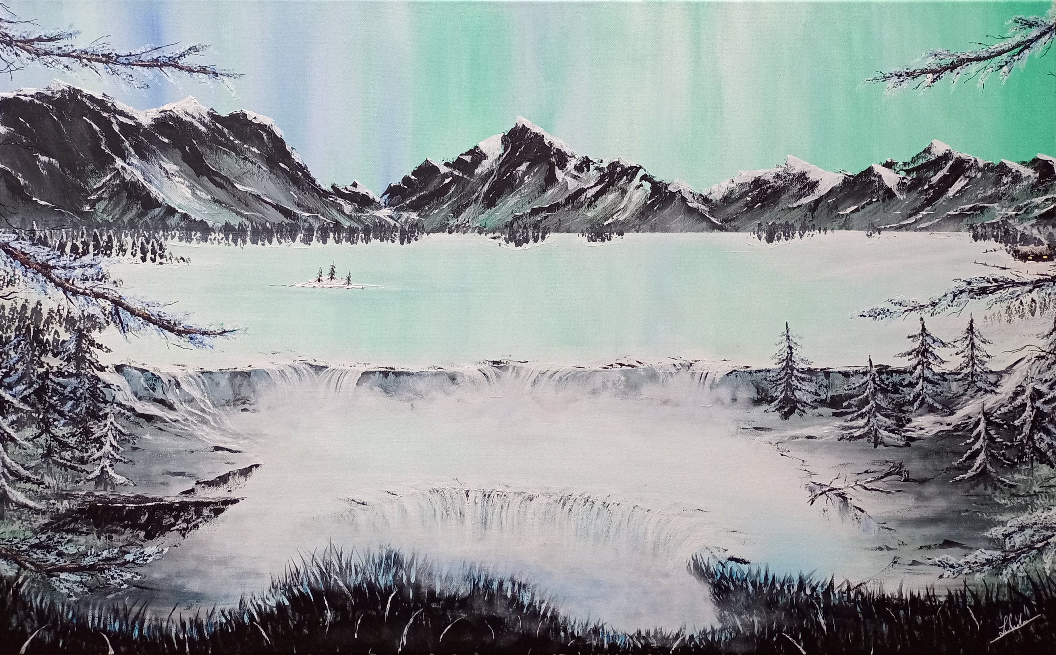 Mathieu Lebreton, Waterfalls in Alaska Mathieu Lebreton, Waterfalls in Alaska