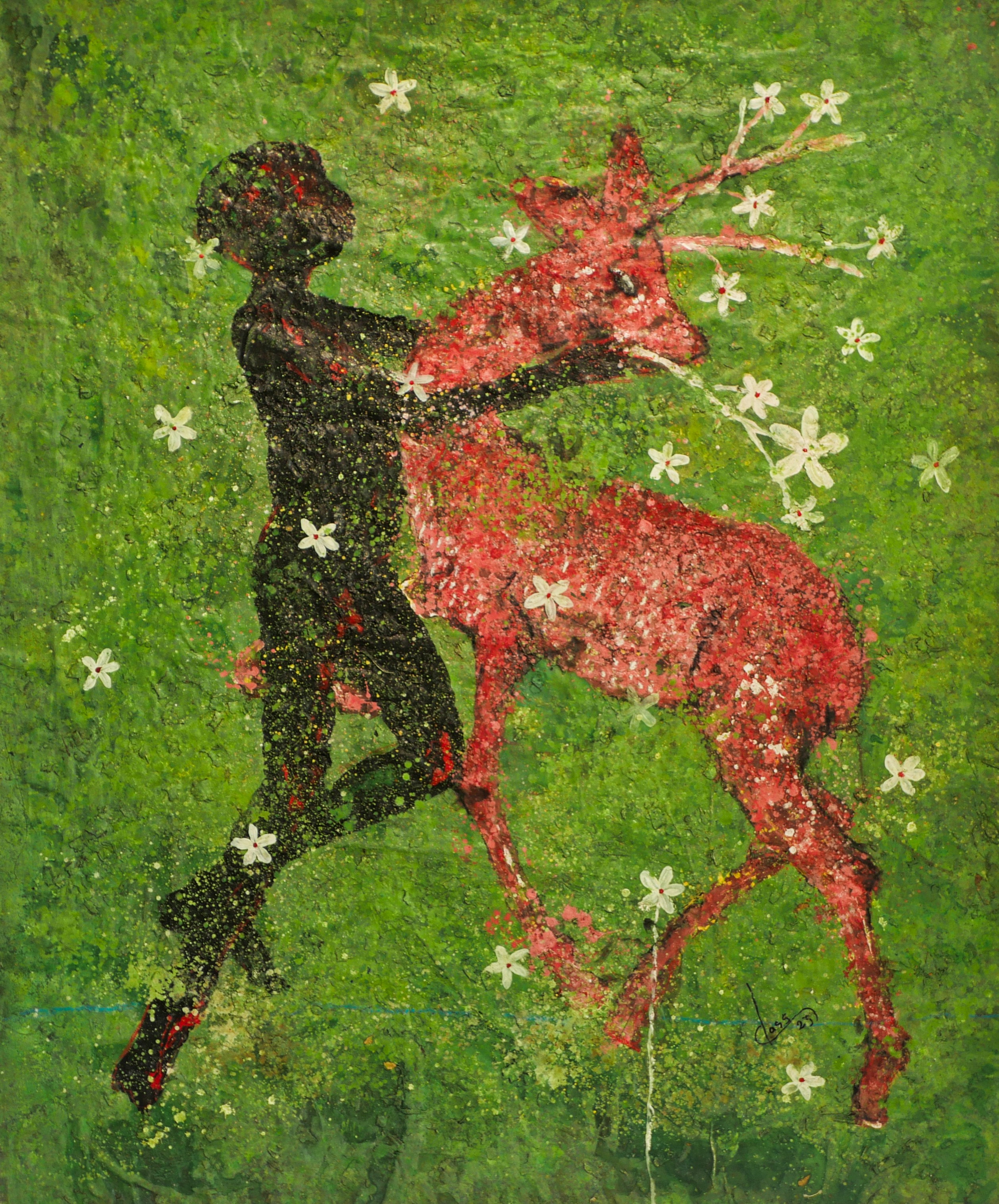 Ahlassane Konte, Biche rose Ahlassane Konte, Biche rose