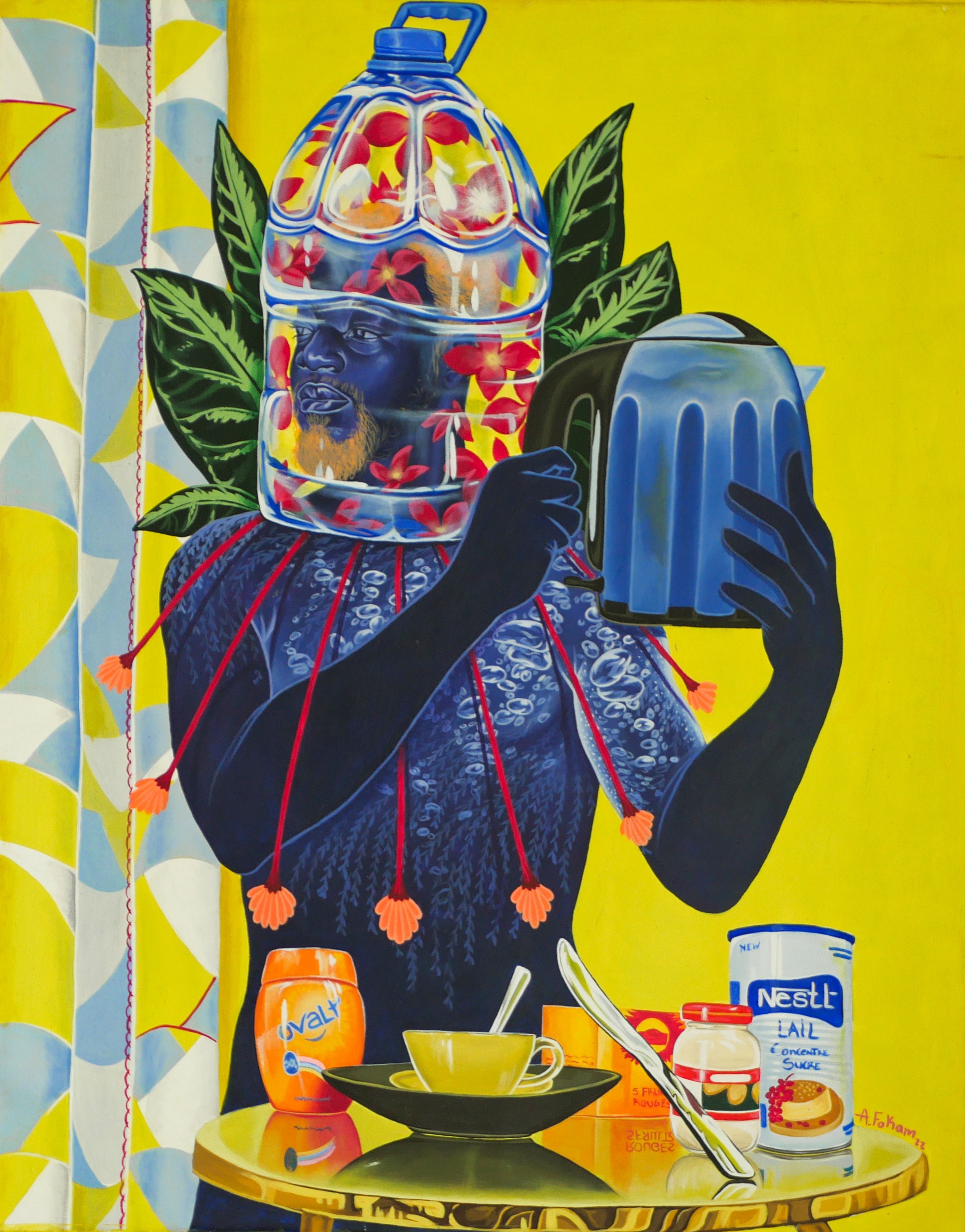 Arnold Fokam, Le petit déjeuner à Bonaberi Arnold Fokam, Le petit déjeuner à Bonaberi