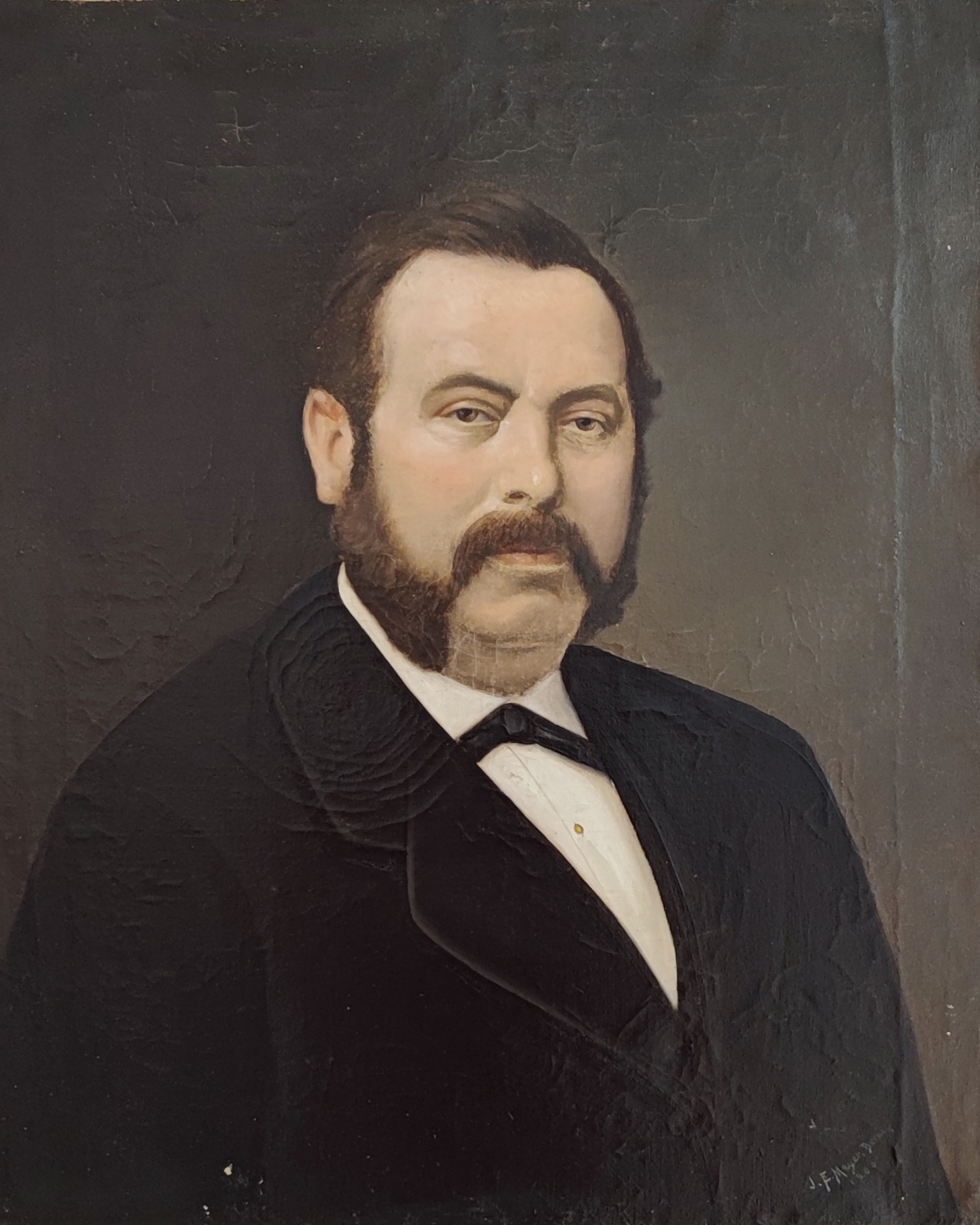 J.F. Meyer, Portrait d'un notable J.F. Meyer, Portrait d'un notable