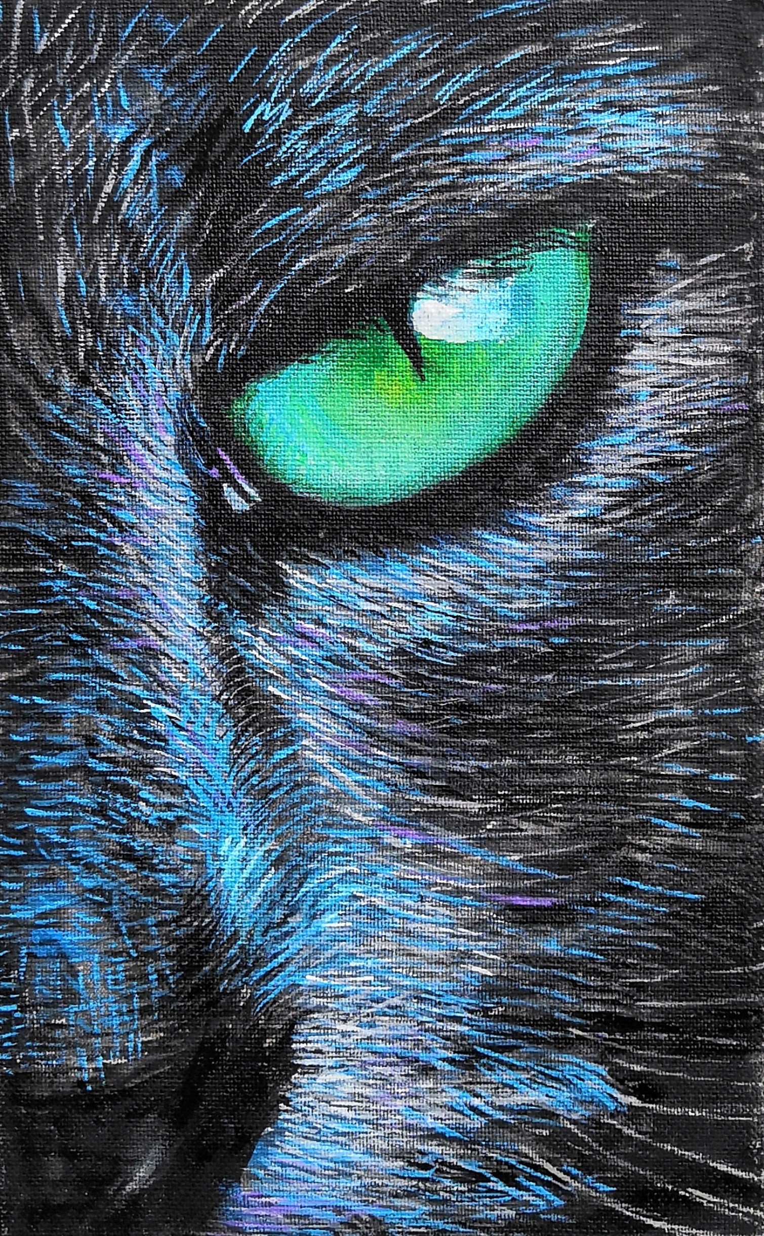 Lilya Volskaya, Black Panther. Green Eye (1) Lilya Volskaya, Black Panther. Green Eye (1)