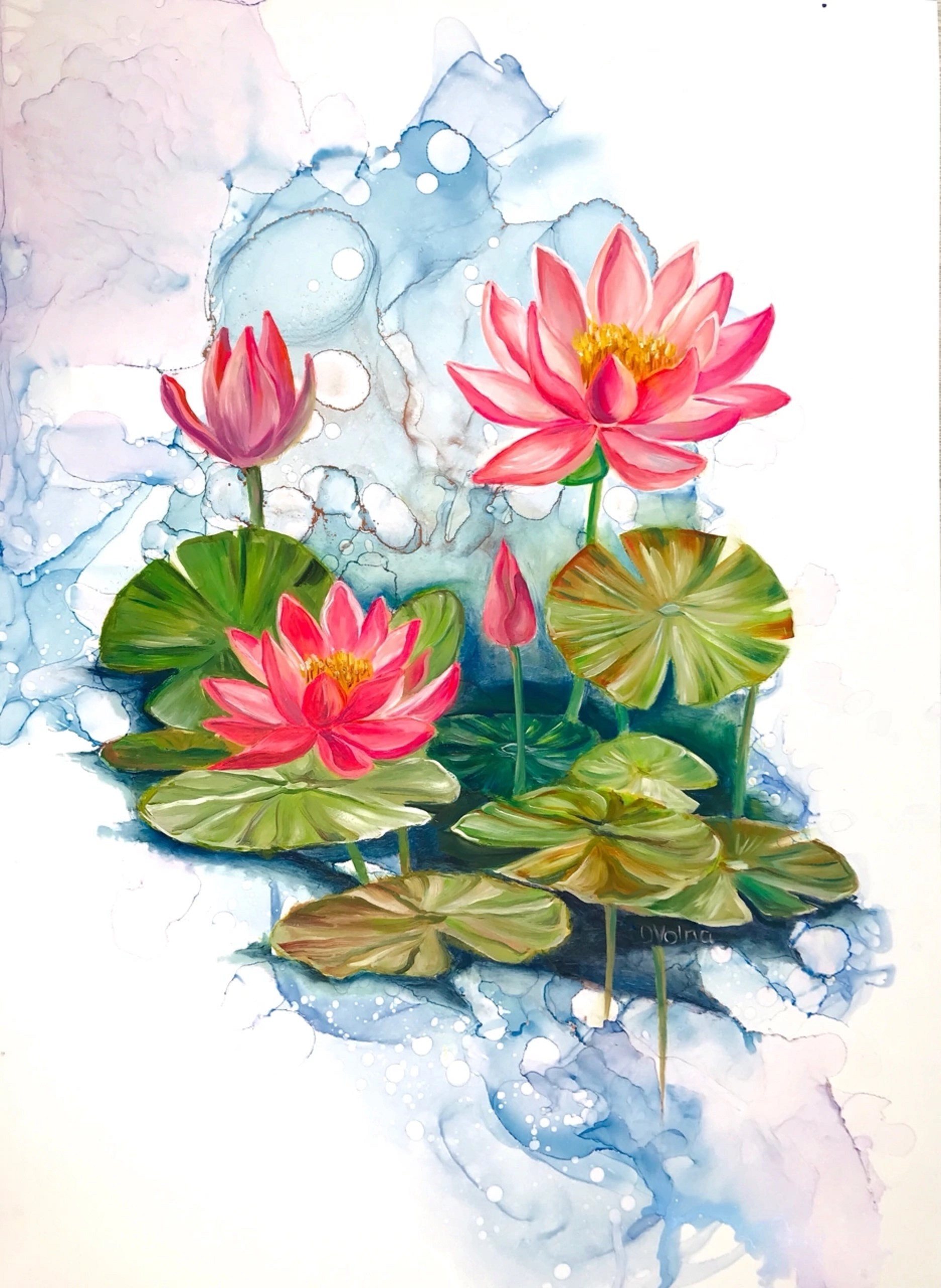 Olga Volna, Lotus Bloom in Dreamy Waters Olga Volna, Lotus Bloom in Dreamy Waters
