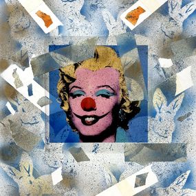 Gemälde, Marilyn clown n.4, Matilde Berretta