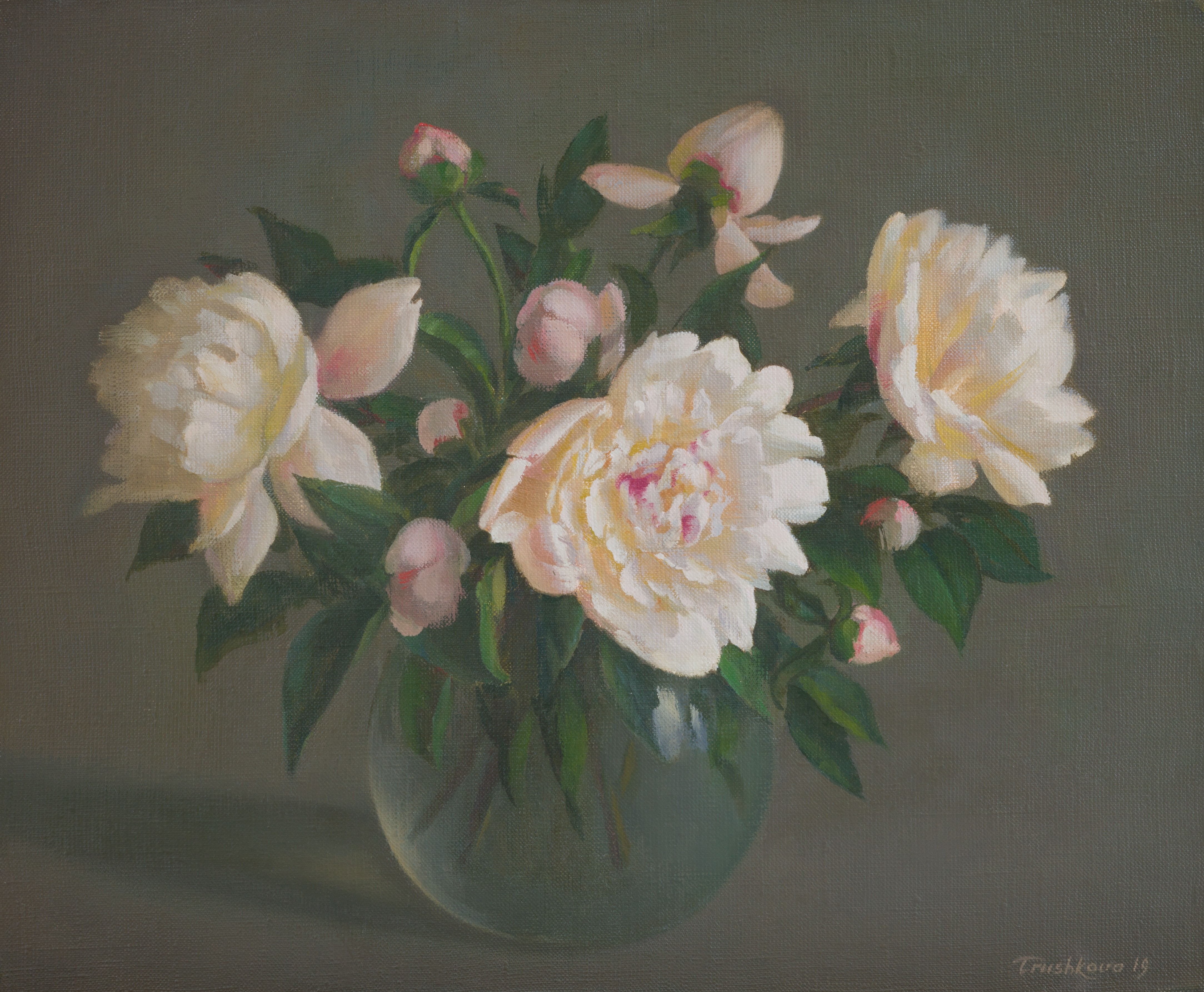 Irina Trushkova, White peonies Irina Trushkova, White peonies