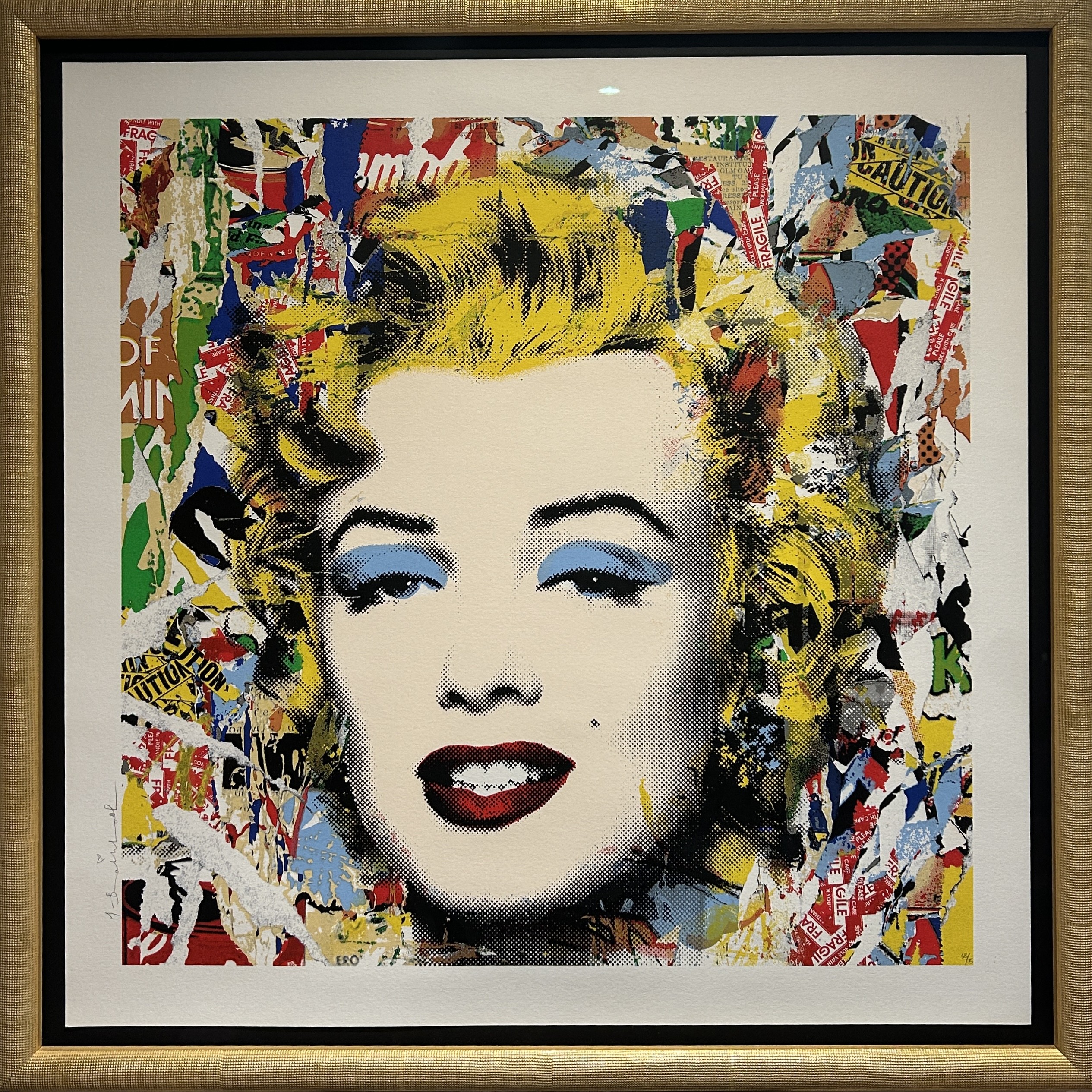 Mr Brainwash, Monroe POPfolio - Collage Mr Brainwash, Monroe POPfolio - Collage