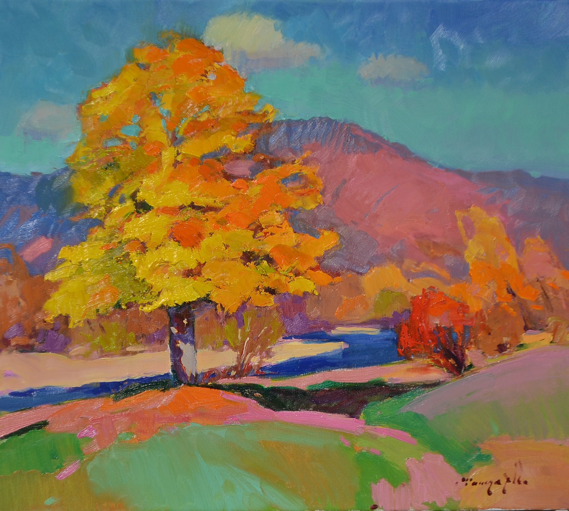 Alexander Shandor, Yellow tree Alexander Shandor, Yellow tree