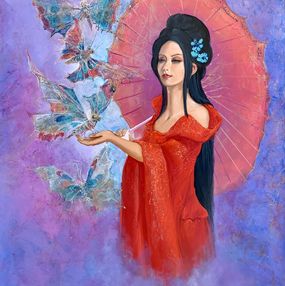 Peinture, Madame Butterfly, Georges Corominas