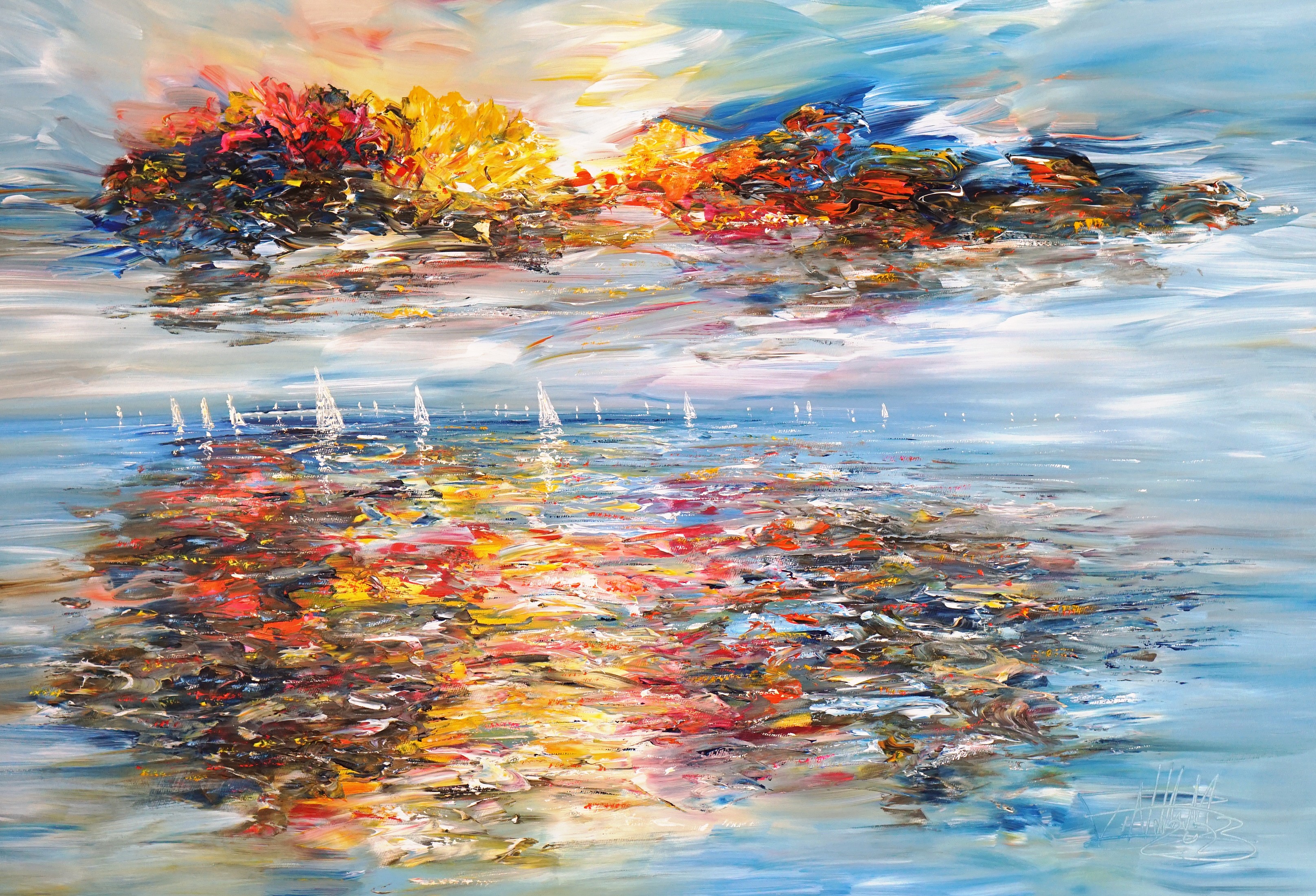 Peter Nottrott, Seascape sailing impressions XL 24 Peter Nottrott, Seascape sailing impressions XL 24
