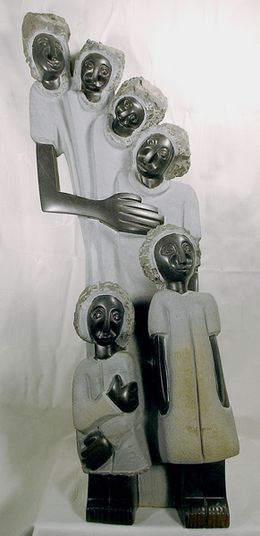 Sculpture, Waiting, Amos Supuni