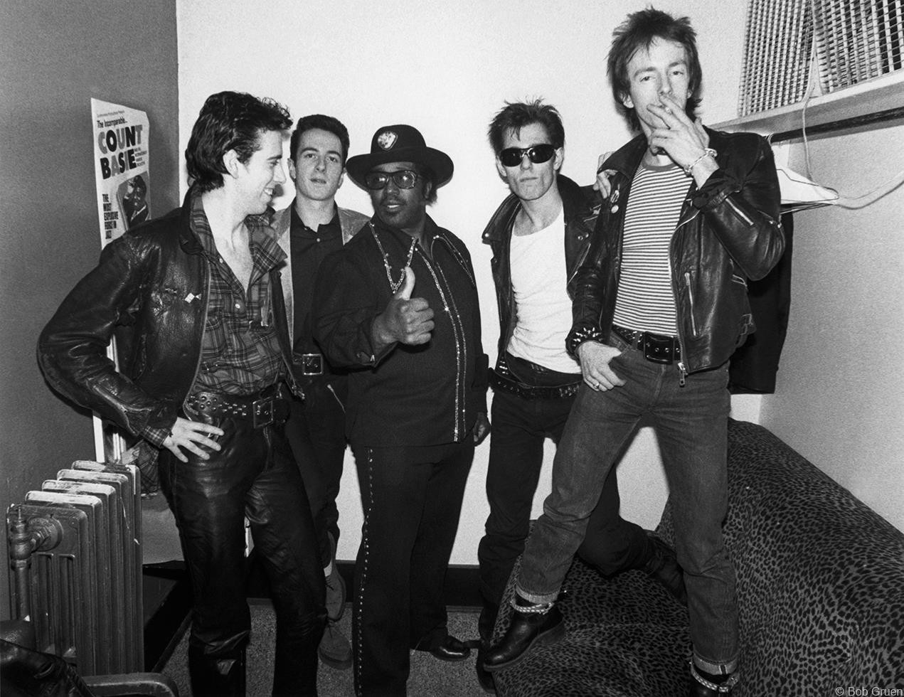 Bob Gruen, Clash & Bo Diddley, Agora Ballroom, Cleveland OH, 1979 Bob Gruen, Clash & Bo Diddley, Agora Ballroom, Cleveland OH, 1979