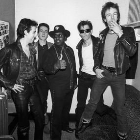 Fotografía, Clash & Bo Diddley, Agora Ballroom, Cleveland OH, 1979, Bob Gruen