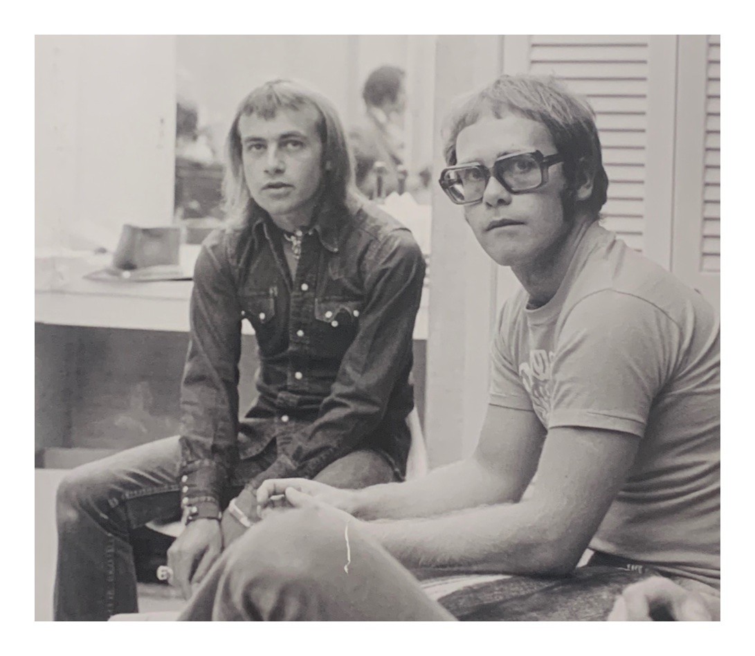 Bob Gruen, Bernie Taupin and Elton John, NYC 1971 Bob Gruen, Bernie Taupin and Elton John, NYC 1971