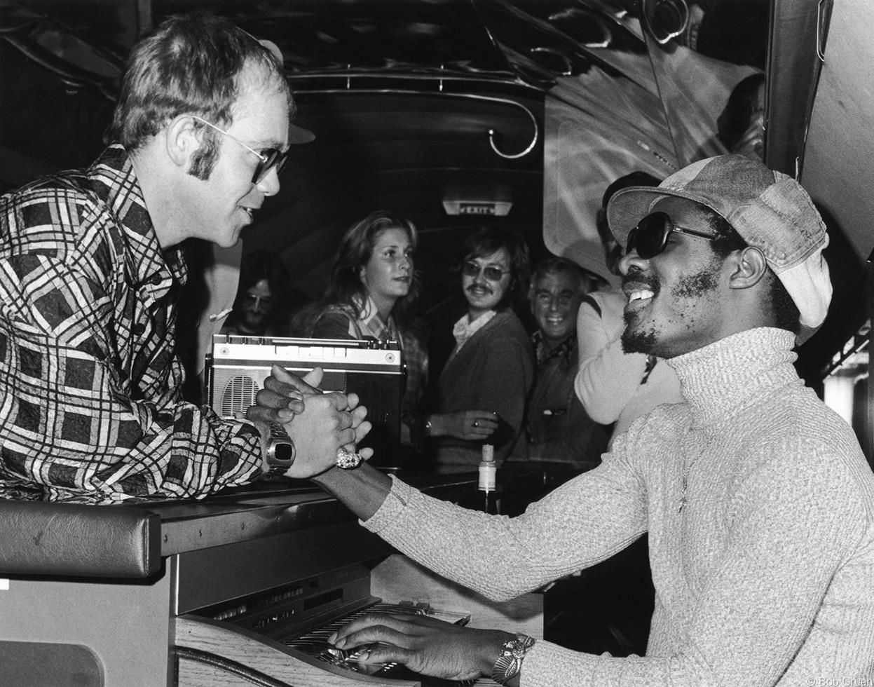 Bob Gruen, Elton John & Stevie Wonder, 1975 Bob Gruen, Elton John & Stevie Wonder, 1975