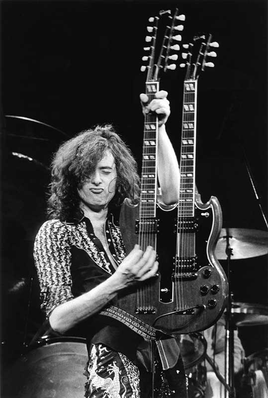 Bob Gruen, Jimmy Page, MSG, NYC 1975 Bob Gruen, Jimmy Page, MSG, NYC 1975