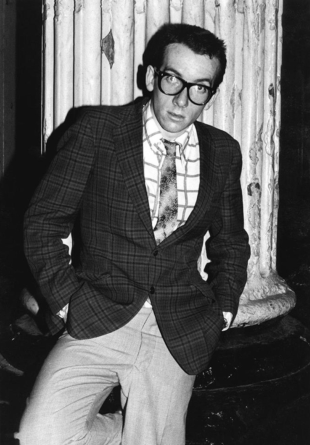 Bob Gruen, Elvis Costello, London, 1977 Bob Gruen, Elvis Costello, London, 1977