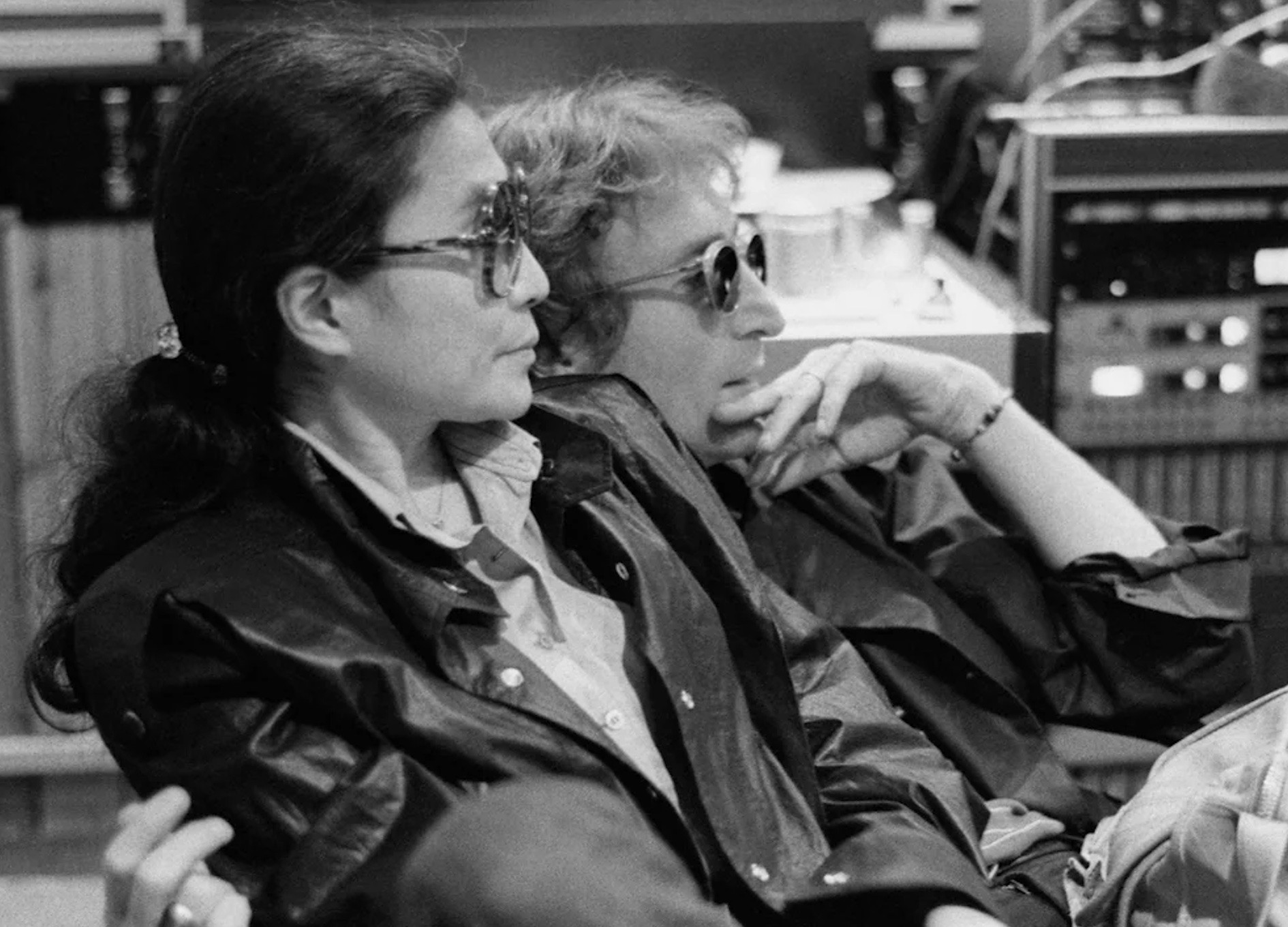 Bob Gruen, John Lennon and Yoko Ono, Hit Factory, NYC 1980 Bob Gruen, John Lennon and Yoko Ono, Hit Factory, NYC 1980