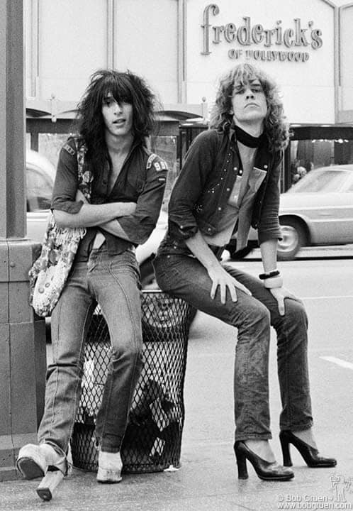 Bob Gruen, Johnny Thunders and David Johansen, LA 1973 Bob Gruen, Johnny Thunders and David Johansen, LA 1973
