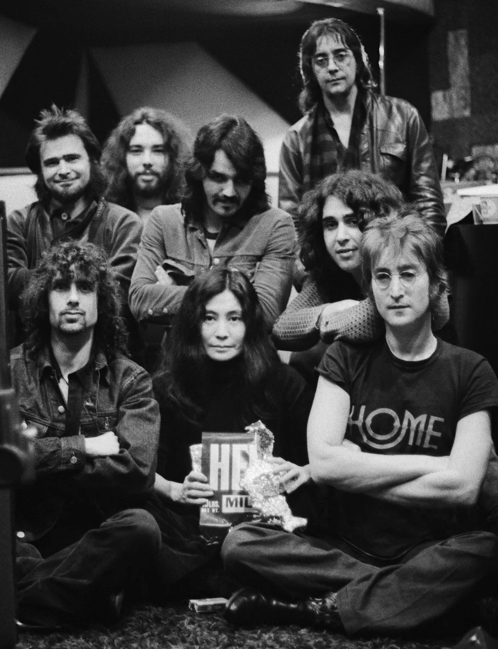 Bob Gruen, John Lennon, Yoko Ono and Elephants Memory, The Record Plant, NYC, 1972 Bob Gruen, John Lennon, Yoko Ono and Elephants Memory, The Record Plant, NYC, 1972