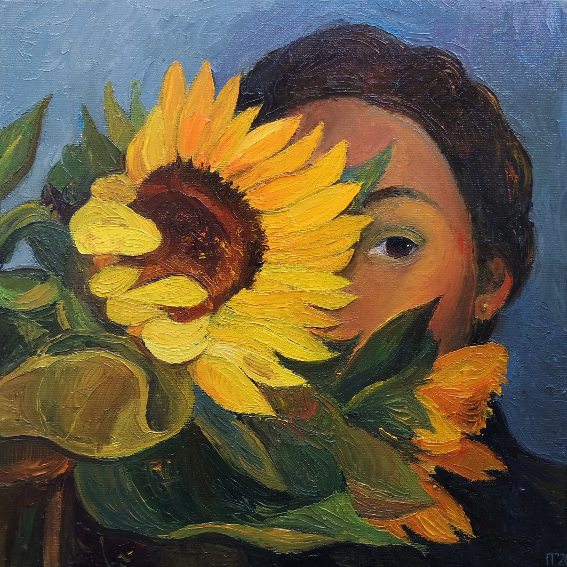 Galya Popova, Gazing the sun Galya Popova, Gazing the sun