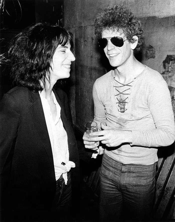 Bob Gruen, Patti Smith & Lou Reed, Ocean Club, NYC 1976 Bob Gruen, Patti Smith & Lou Reed, Ocean Club, NYC 1976