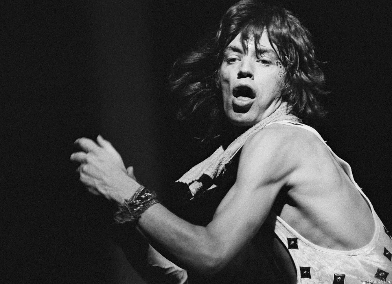 Bob Gruen, Mick Jagger, MSG, NYC 1972 Bob Gruen, Mick Jagger, MSG, NYC 1972