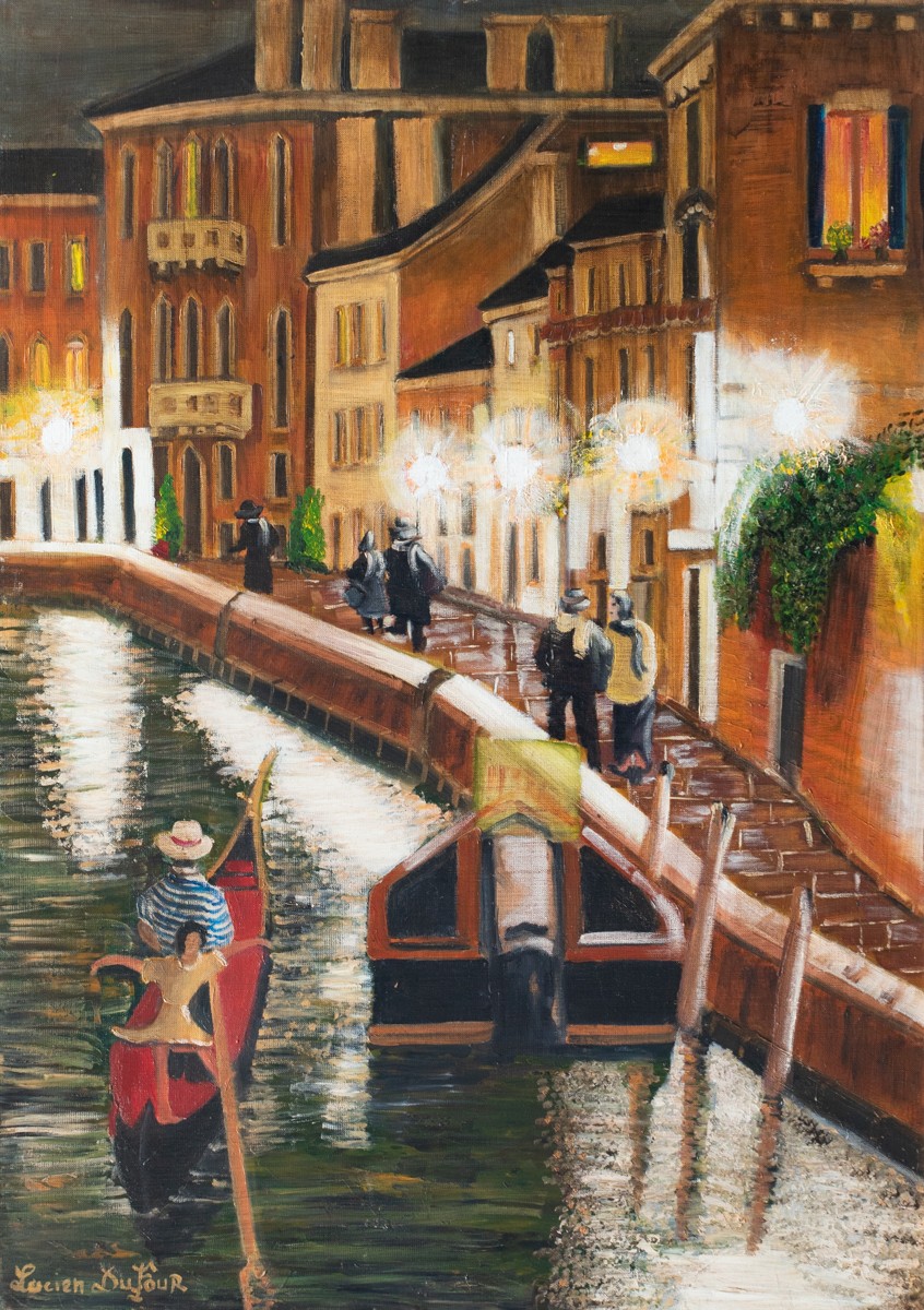 Lucien Dufour, Rio de San Travaso - Venise et son architecture Lucien Dufour, Rio de San Travaso - Venise et son architecture