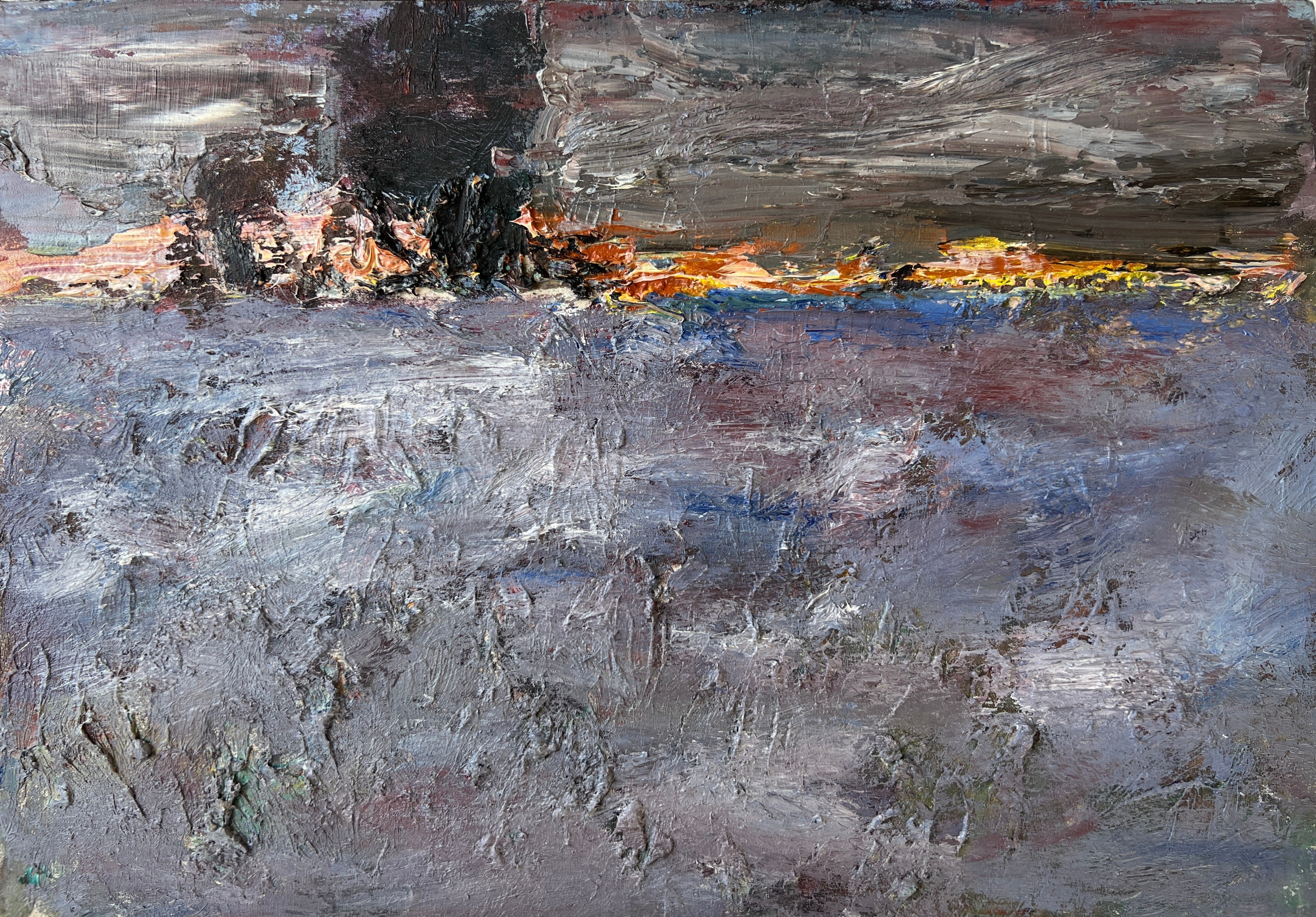 Zakhar Shevchuk, Landscape with snow Zakhar Shevchuk, Landscape with snow