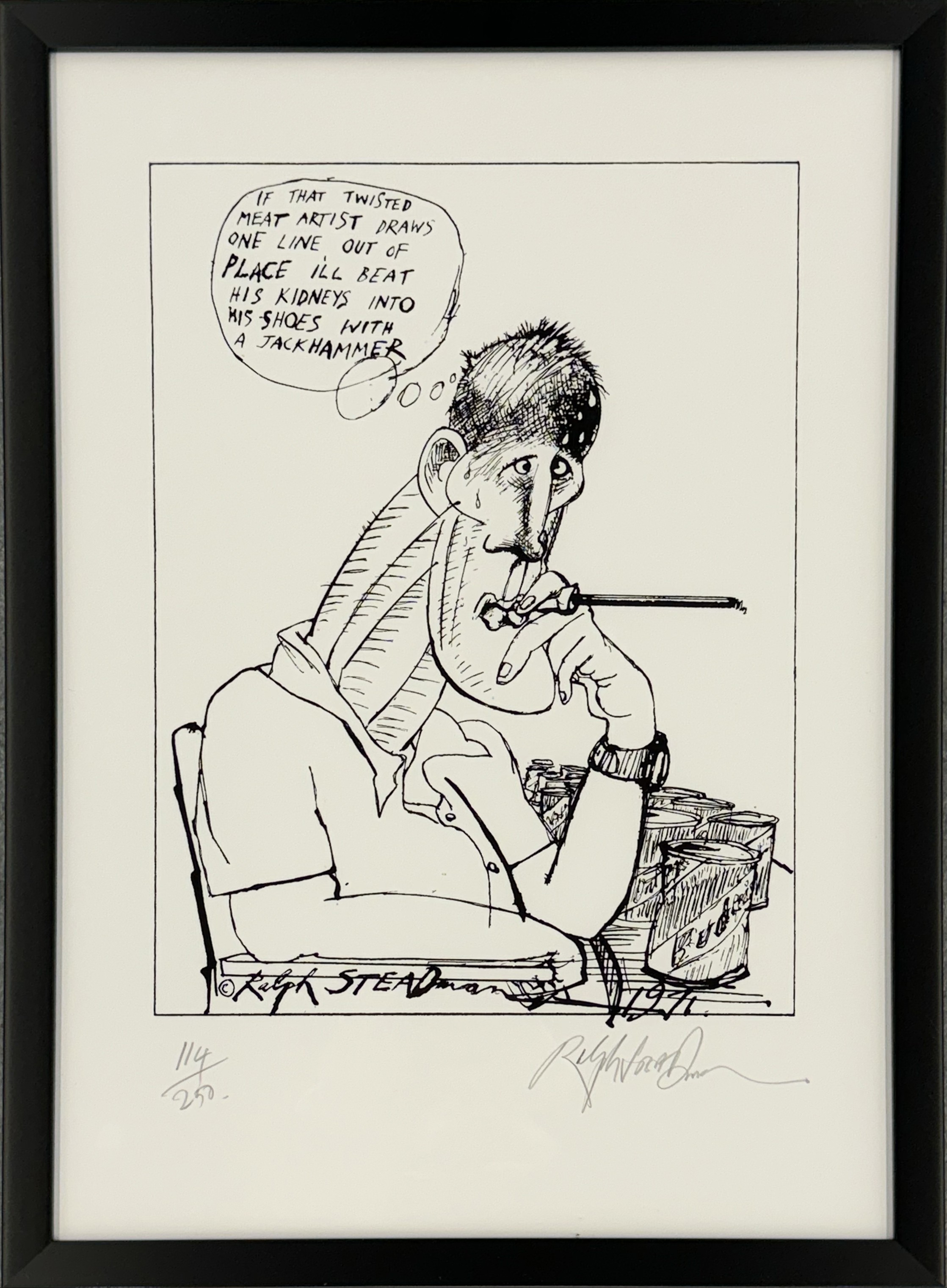 Ralph Steadman, Twisted Meat Artist Ralph Steadman, Twisted Meat Artist