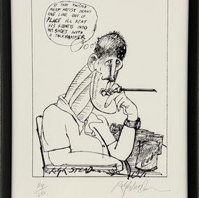 Print, Twisted Meat Artist, Ralph Steadman