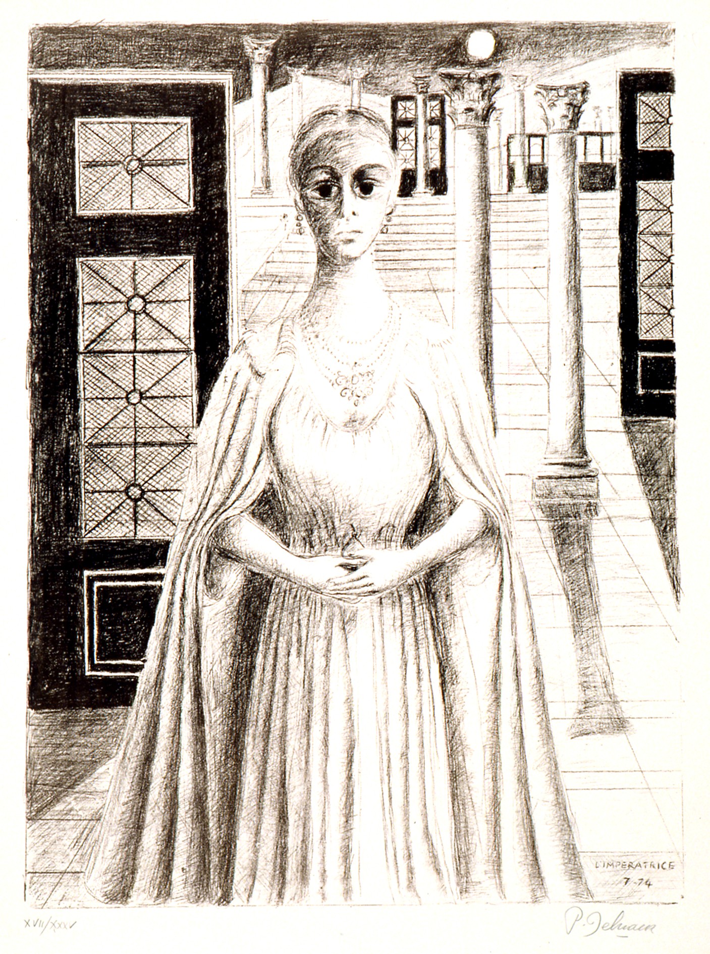 Paul Delvaux, L'Impératrice Paul Delvaux, L'Impératrice