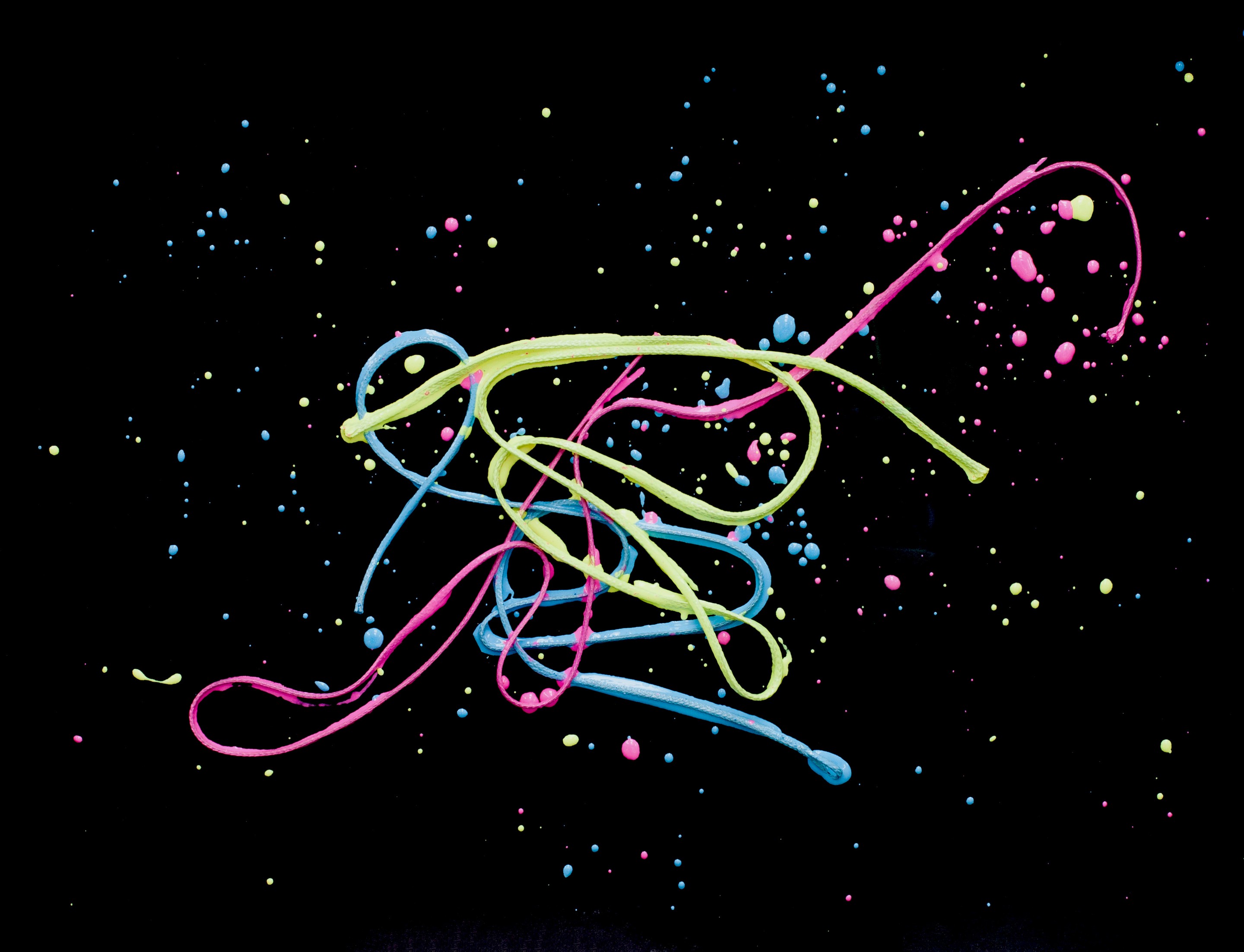 Clemens Wolf, Neon II, Line Drawing. Abstract Works on Paper Clemens Wolf, Neon II, Line Drawing. Abstract Works on Paper