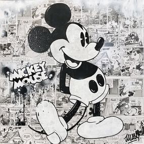 Painting, Mickey black n'white, Lussy