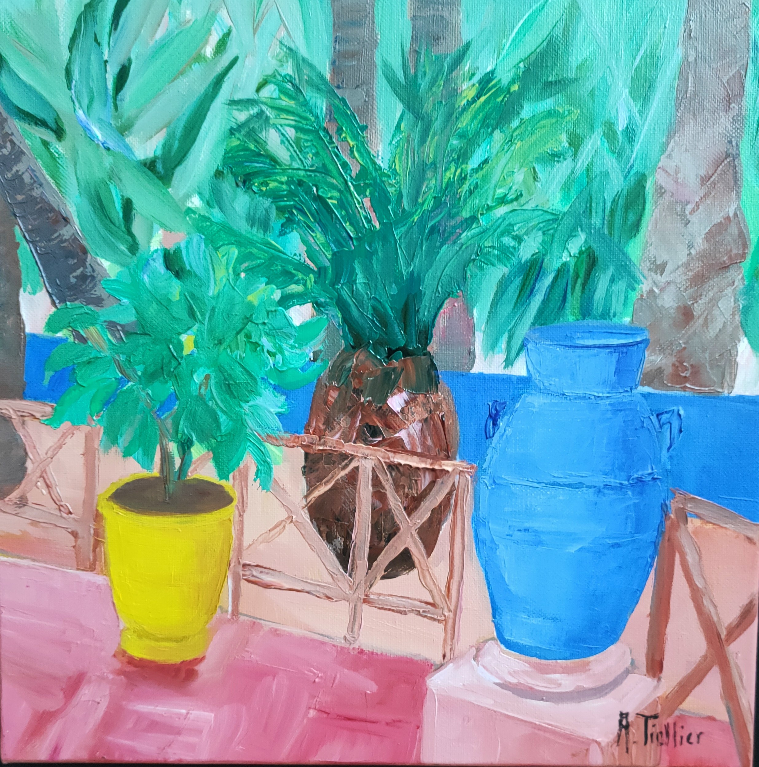 Agnès Tiollier, couleurs Majorelle II Agnès Tiollier, couleurs Majorelle II