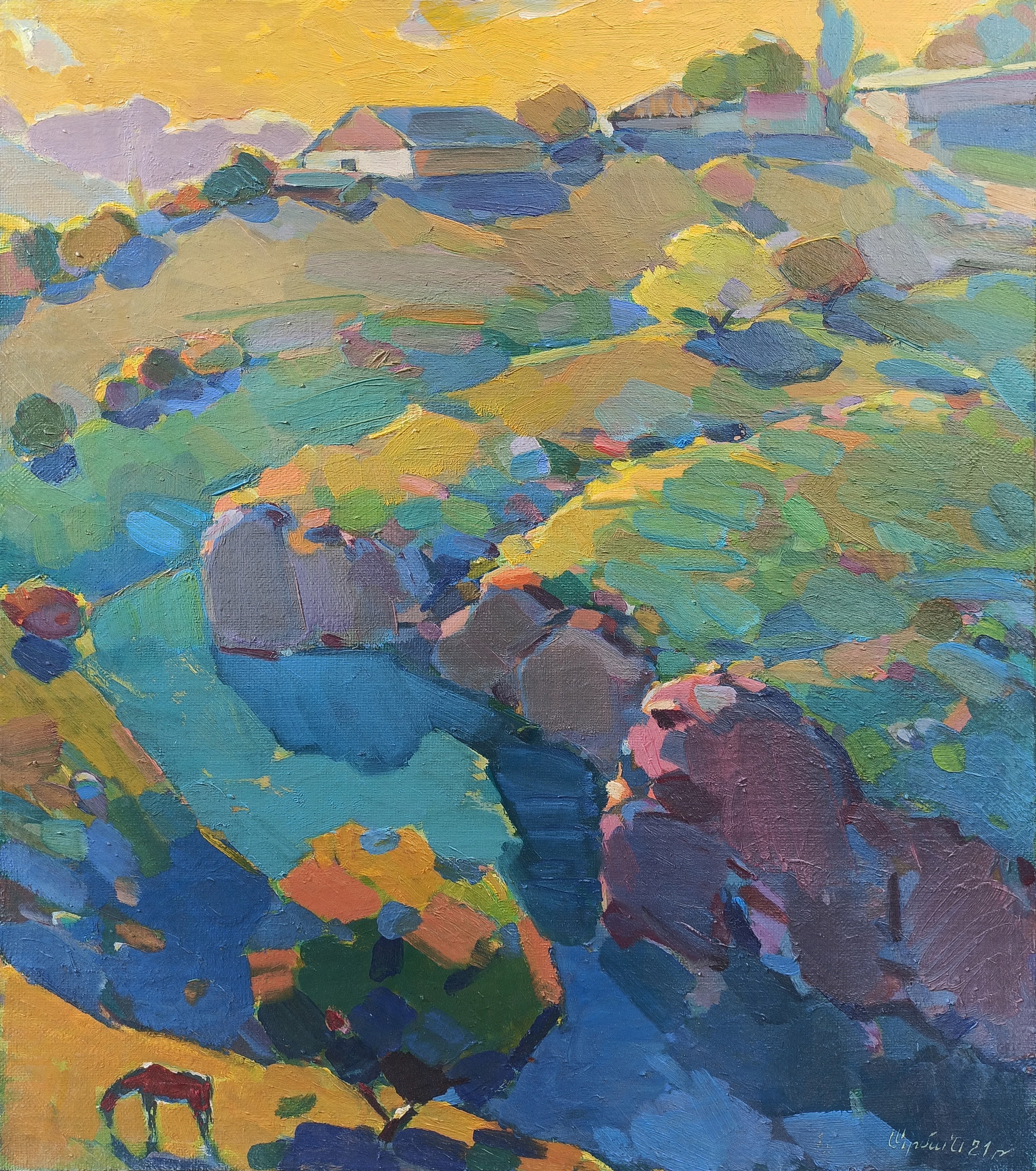 Narek Qochunc, Autumn landscape Narek Qochunc, Autumn landscape