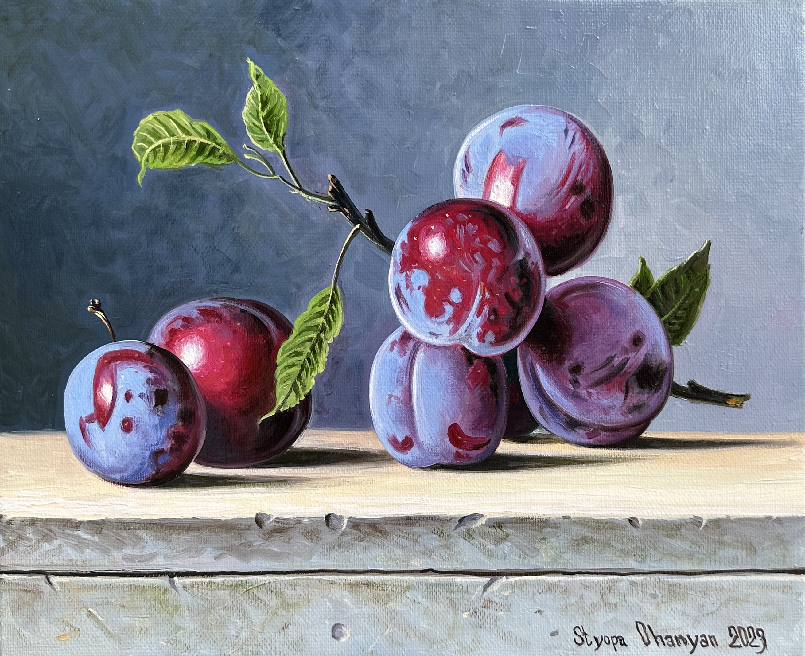 Stepan Ohanyan, Still life - plums Stepan Ohanyan, Still life - plums