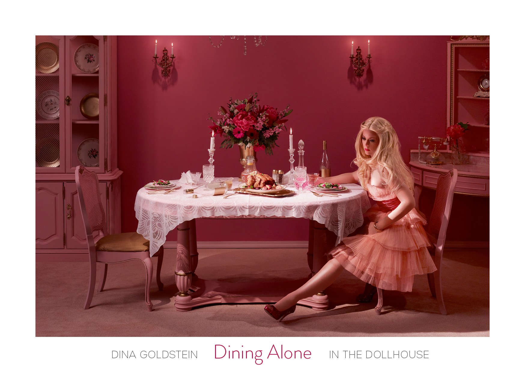 Dina Goldstein, Dining Alone - Collector's card Dina Goldstein, Dining Alone - Collector's card