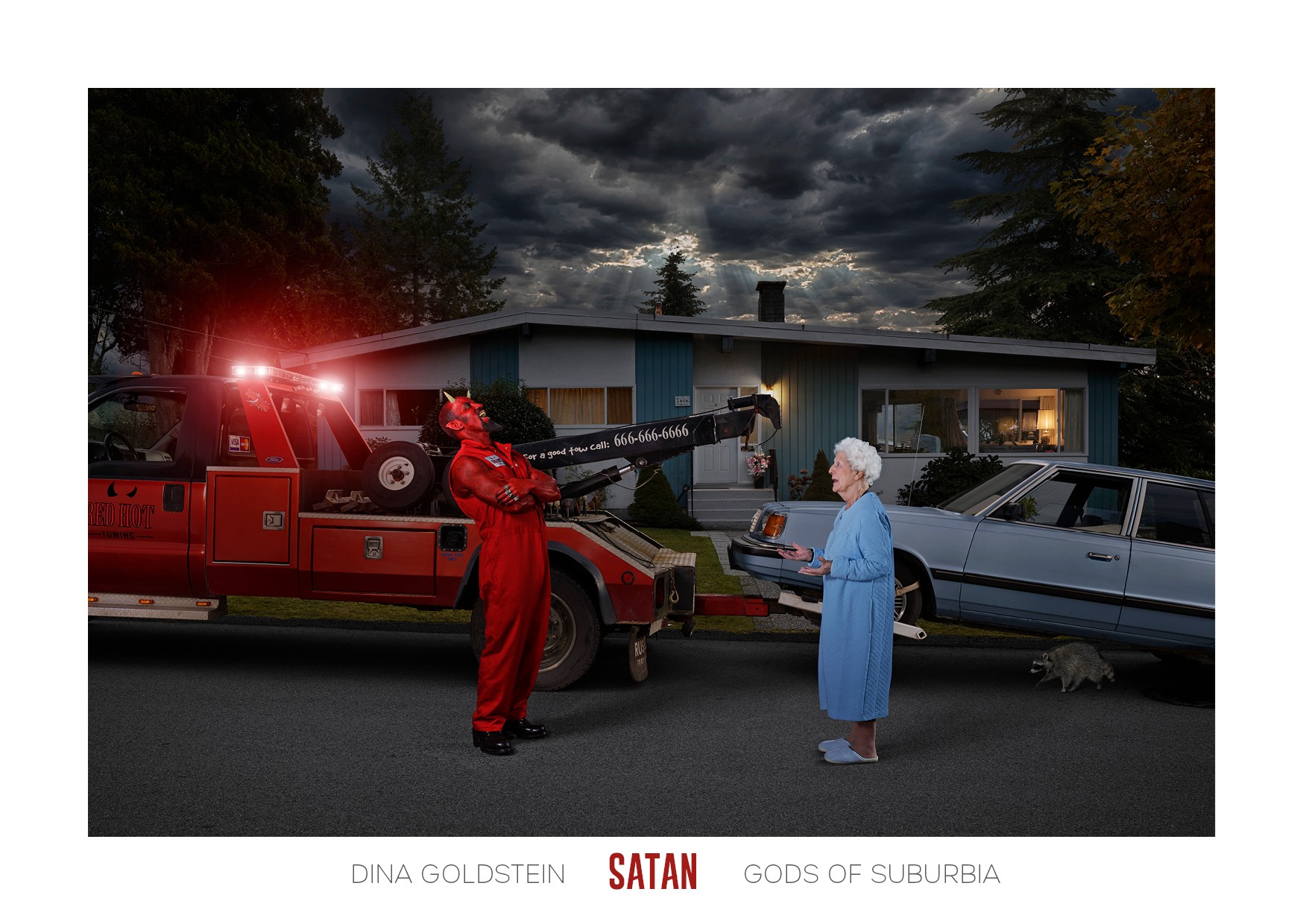 Dina Goldstein, Satan - Collector's card Dina Goldstein, Satan - Collector's card