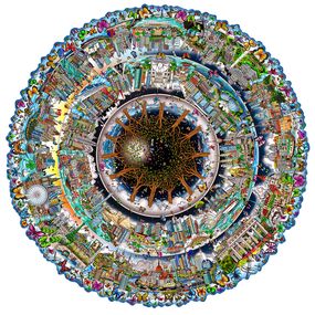 One world .. The circle of life (PRDX), Charles Fazzino