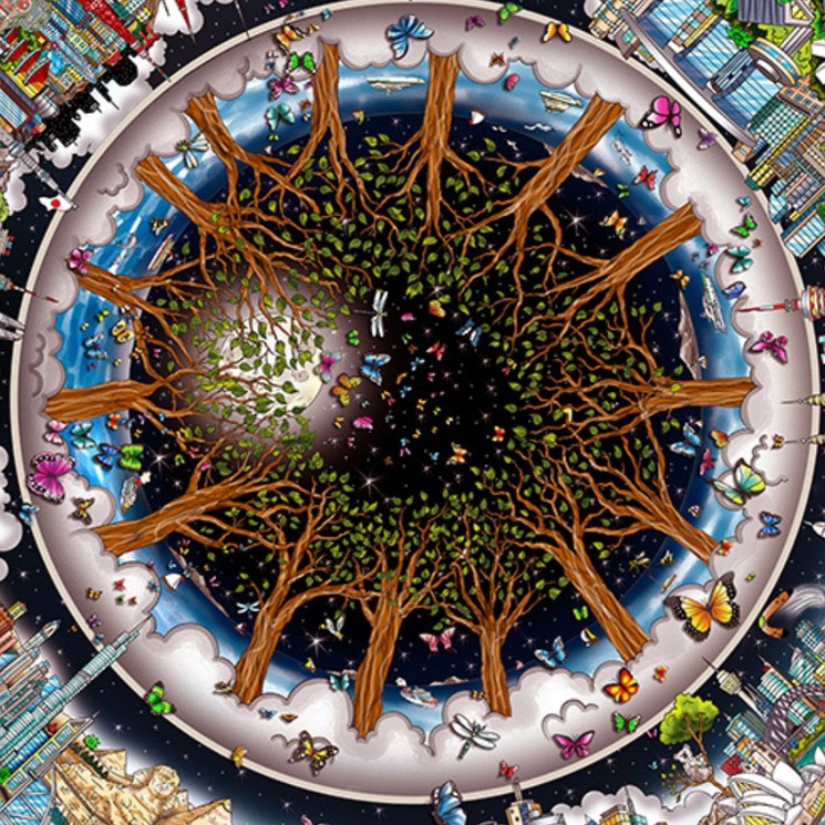 絵画 concept from life Art Print | Electrocity III | Poster | Tapestry | Metal