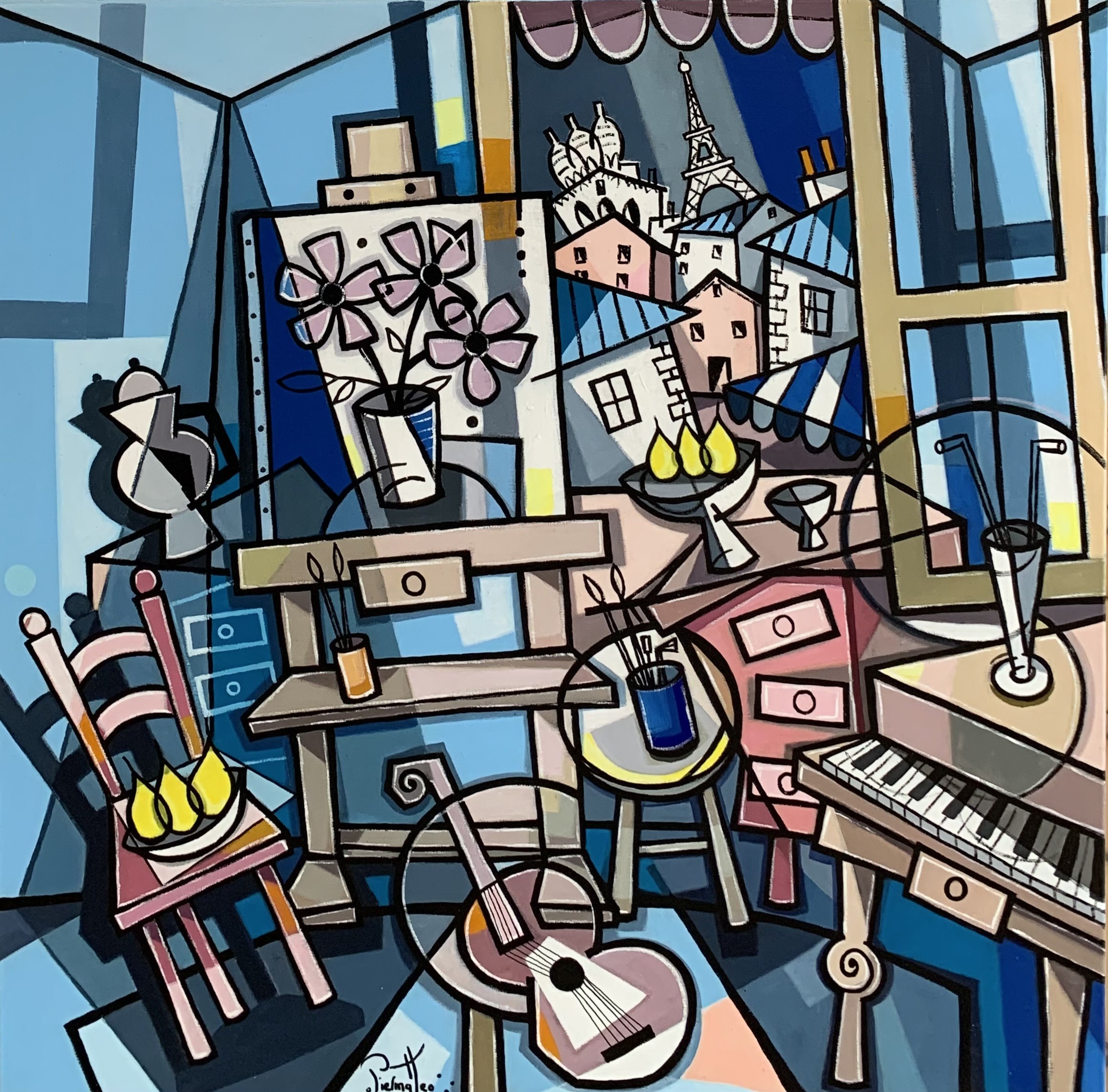 Joseph Piermatteo, L'atelier bleu Joseph Piermatteo, L'atelier bleu