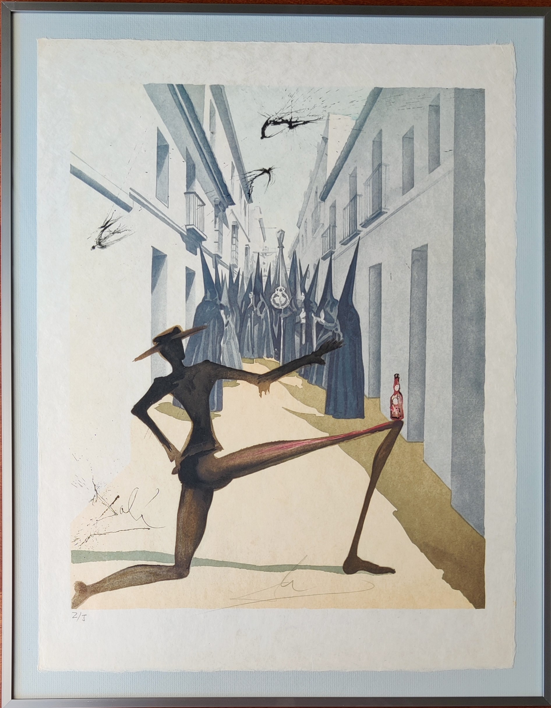 Salvador Dali, The Bird Has Flown from the Carmen suite Salvador Dali, The Bird Has Flown from the Carmen suite