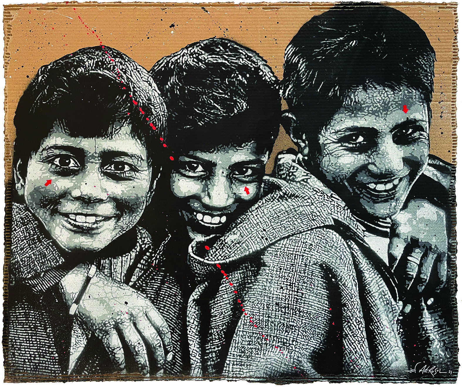 Jef Aérosol, Three smiles Jef Aérosol, Three smiles